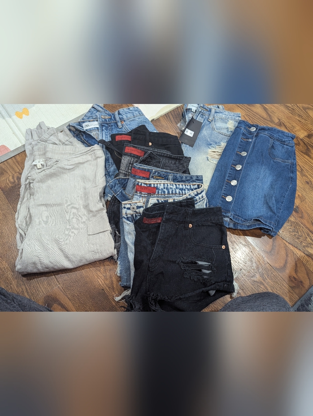womens skirt and shorts